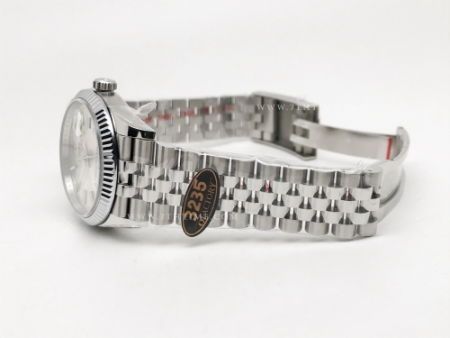 DJ 126234 36mm Jub Flt 904L SS/SS Silv/Stk JQF VR3235