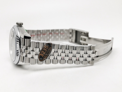 DJ 126234 36mm Jub Flt 904L SS/SS Blk/Stk JQF VR3235