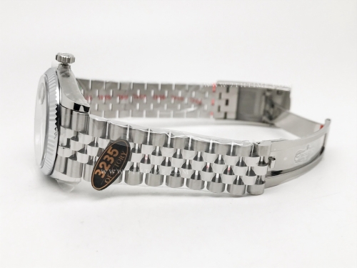 DJ 126234 36mm Jub Flt 904L SS/SS Blk/Dia JQF VR3235