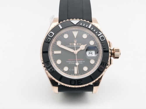 YachtMaster 126655 40mm RG/RU Blk JQF VR3235