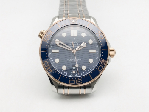 Seamaster 300m RG/SS Blue BLS Asia 8800