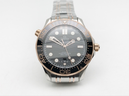 Seamaster 300m RG/SS Black BLS Asia 8800