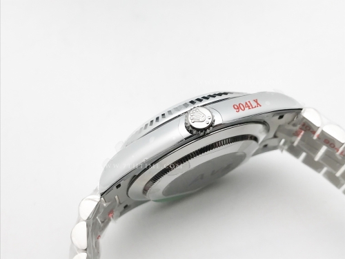 DayDate 40mm 904L Flt SS/SS S-Grey/Stk GMF A2836