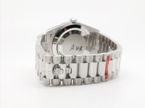 DayDate 40mm 904L Flt SS/SS S-Grey/Stk GMF A2836