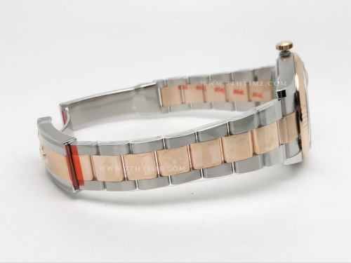 DJ2 41mm Oys Flt 904L RG/SS Silv/Dia Clean VR3235