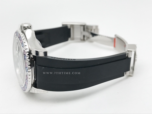 YachtMaster 126679 40mm Wt Dia SS/RU Blk KF VR3235