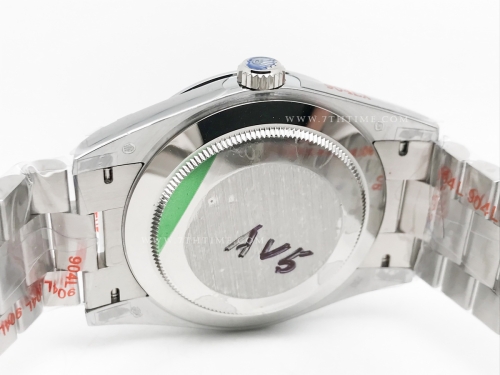 DayDate 40mm 904L Flt SS/SS Blk/Dia GMF A2836