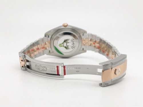 DJ2 41mm Jub Flt 904L RG/SS Brn/Stk Clean VR3235