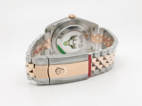 DJ2 41mm Jub Flt 904L RG/SS Brn/Stk Clean VR3235