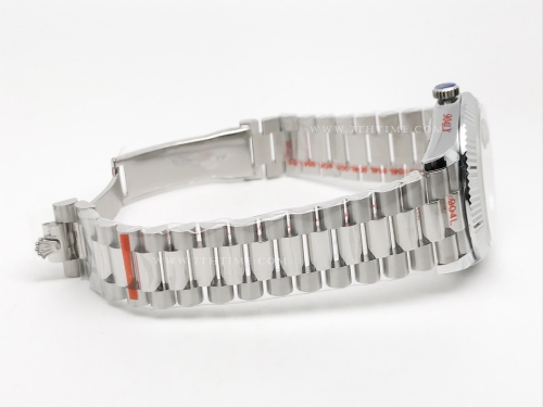 DayDate 40mm 904L Flt SS/SS Grn/Rm/Stk GMF A2836