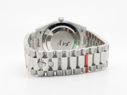 DayDate 40mm 904L Flt SS/SS I-Blue/Ara GMF A2836