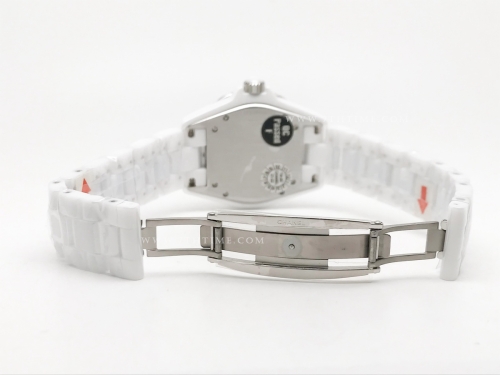 XHANEL J-12 38mm Wht CER/CER Wht/Blue Num HTF A2892