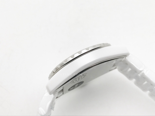 XHANEL J-12 38mm Wht CER/CER MOP/Dia HTF A2892