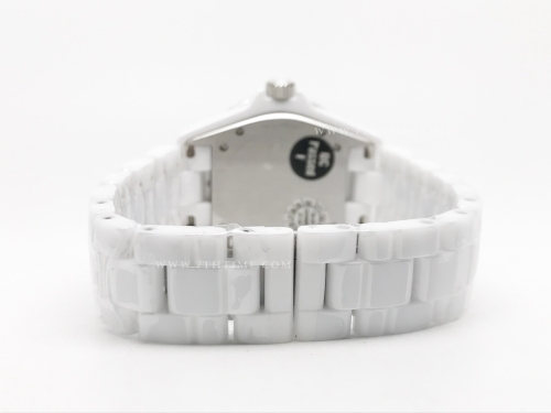 XHANEL J-12 38mm Wht CER/CER MOP/Dia HTF A2892