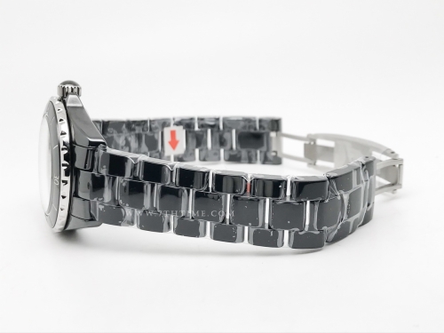 XHANEL J-12 38mm Blk CER/CER Blk/Dia HTF A2892