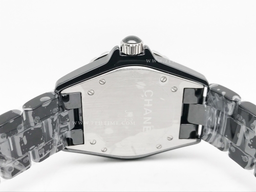 XHANEL J-12 38mm Blk CER/CER Blk/Dia HTF A2892