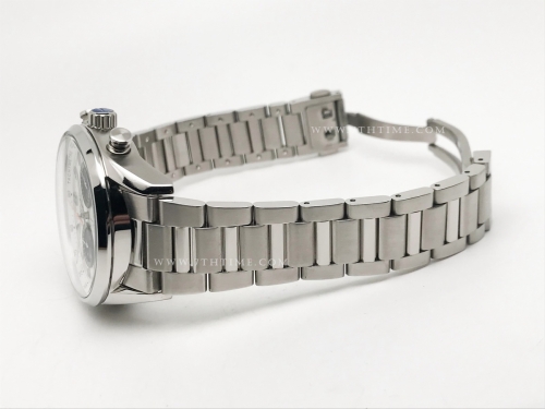 Carrera Chrono 42mm SS/SS White/Blk A8F VK63A