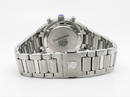 Carrera Chrono 42mm SS/SS White/Blk A8F VK63A