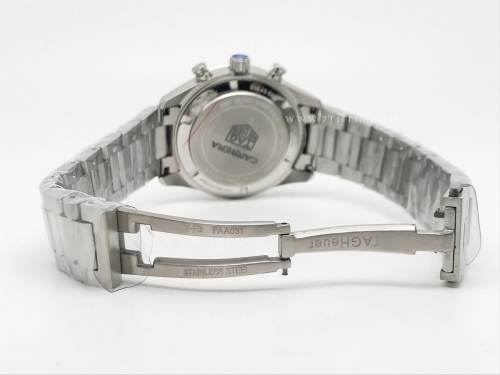 Carrera Chrono 42mm SS/SS Grey/Wht A8F VK63A