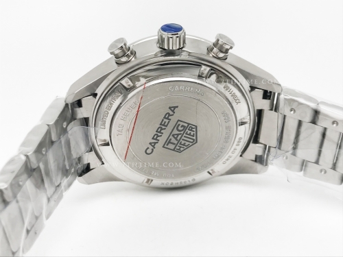 Carrera Chrono 42mm Blk SS/SS Blk/Blk A8F VK63A