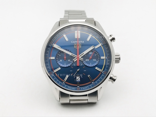 Carrera Chrono 42mm SS/SS Blue/Blue A8F VK63A