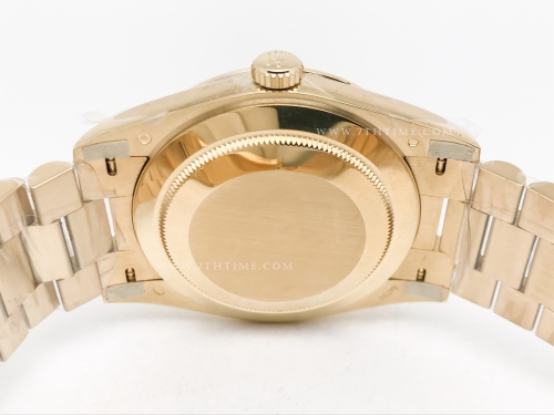 DayDate 40mm 904L Flt Wt YG/YG Wht/Rm/Stk KHF SH3255