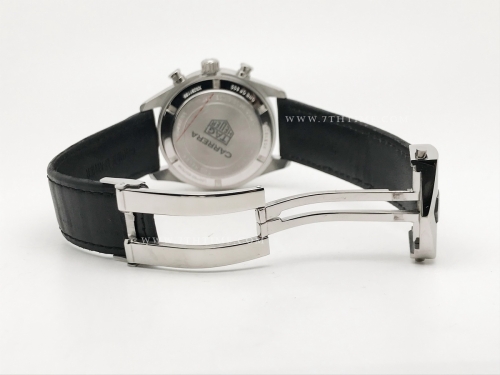 Carrera Chrono 42mm Blk SS/LE Blk/Blk A8F VK63A