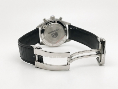 Carrera Chrono 42mm Blk SS/LE Blk/Col A8F VK63A