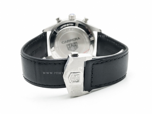 Carrera Chrono 42mm Blk SS/LE Blk/Col A8F VK63A