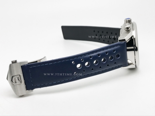 Carrera Chrono 42mm Wht SS/LE Blue/Blue A8F VK63A