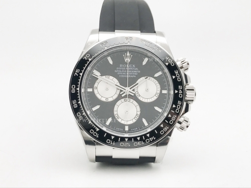 Daytona 126519LN SS/RU Blk/Silv/Stk EWE A4131