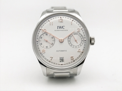 Portugieser Auto 42mm SS/LE Wht/RG-Num APSF A52010
