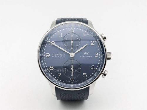 Portuguese Chrono IW3716 SS/RU Blue/Num Z+F A69355