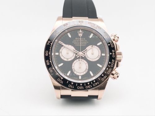 Daytona 126515LN RG/RU Blk/Gold/Stk EWE A4131