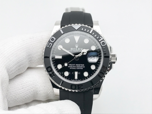 YachtMaster 226659 42mm Wt WG/RU Black ARF VR3235