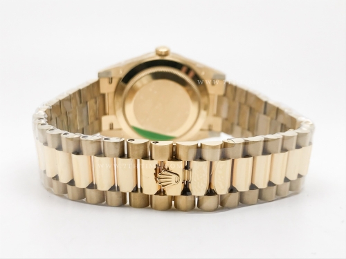 DayDate 40mm Flt Wt YG/YG Gold/Dia THB V3 SH3255