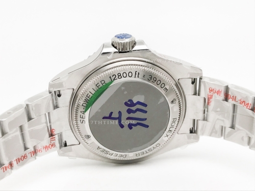 DeepSea Dweller 126660 SS/SS Black GMF VR3135