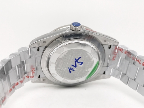 DayDate 40mm 904L B.Dia SS/SS Silv/B.Dia GMF A2836