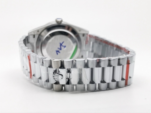 DayDate 40mm 904L B.Dia SS/SS Silv/B.Dia GMF A2836