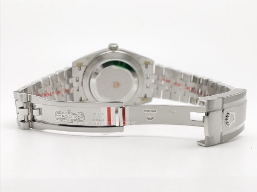 DJ2 126334 41mm Jub Flt 904L SS/SS Silv/Stk EWE A3235