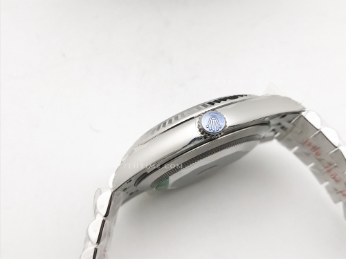 DJ2 41mm Jub Flt 904L SS/SS Green/Stk EWE A3235