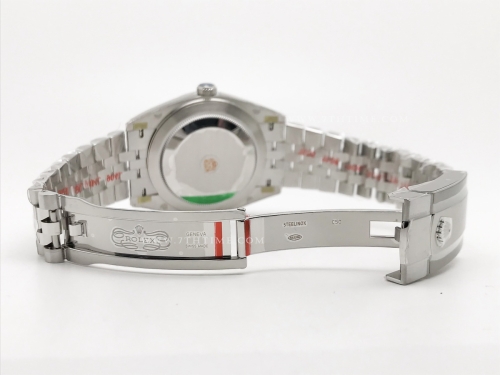 DJ2 41mm Jub Flt 904L SS/SS Gry/Stk EWE A3235