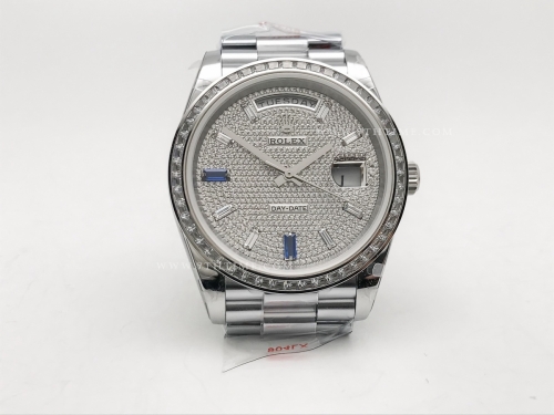 DayDate 40mm 904L B.Dia SS/SS Dia/B.Dia GMF A2836