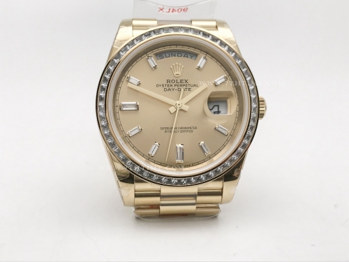 DayDate 40mm 904L B.Dia YG/YG YG/B.Dia GMF A2836