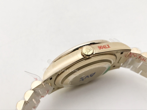 DayDate 40mm 904L B.Dia YG/YG Blk/B.Dia GMF A2836