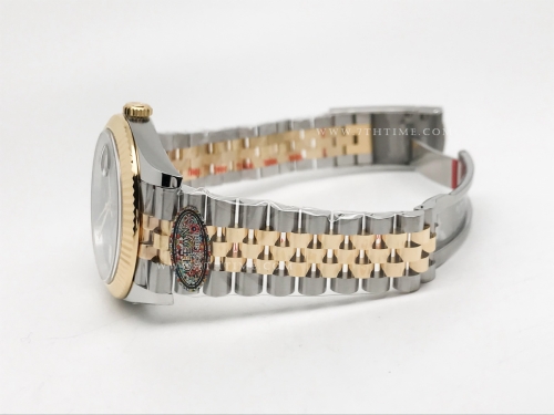 DJ2 41mm Jub Flt 904L YG/SS Grey/Rm Clean VR3235