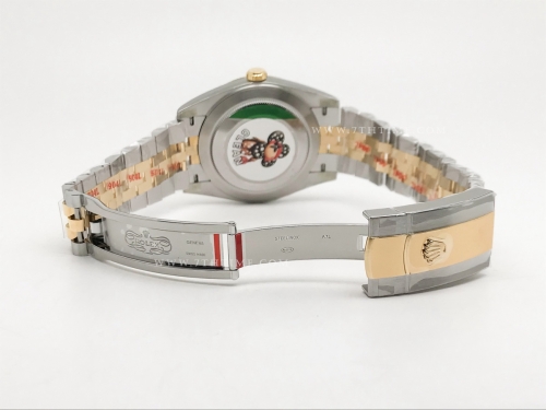 DJ2 41mm Jub Flt 904L YG/SS Grey/Rm Clean VR3235