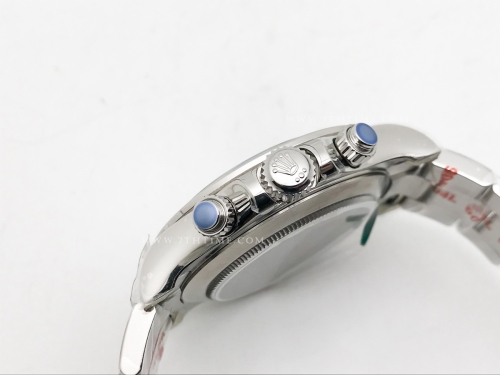 Daytona 126500LN CER SS/SS Wht/Stk FF A7750 Mod