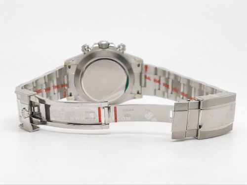 Daytona 126500LN CER SS/SS Wht/Stk FF A7750 Mod