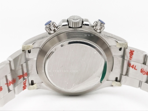 Daytona 126500LN CER SS/SS Wht/Stk FF A7750 Mod